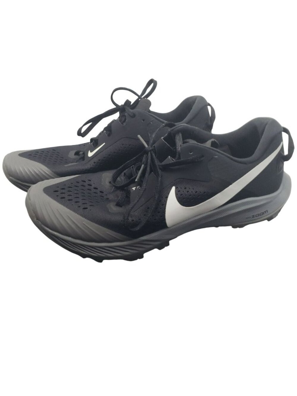 Nike Air Zoom Terra Kiger 6 Trail Running Shoes US 8 Womens Black White